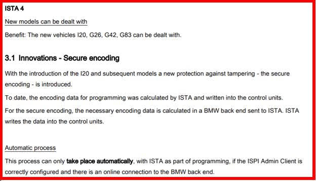 Secure coding NCD 2.0 OEM FA